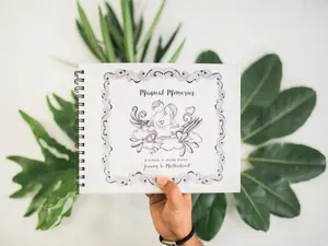 Kanchan Gaur Magical Memories Journey to Motherhood Handmade Personalized Journal with Elegant Cover Design for Special Moments