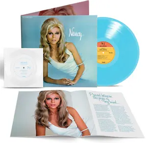 Nancy Sinatra - Nancy - Baby Blue  [VINYL RECORD - LP] Blue, Bonus Vinyl, Colored Vinyl, Gatefold LP Jacket, With Booklet, Rmst, Reissue