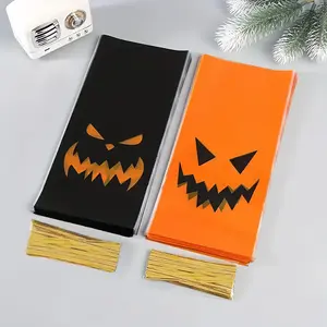Halloween Disposable Treat Bags, Trick-Or-Treat Drawstring Bags, Christmas Self-Sealing Candy Pouches, Goody Party Gift Bags