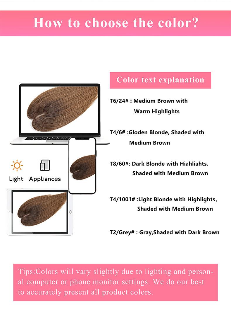 "100% Human Hair 3D Air Bangs Middle Part Clip-In Fringe Extensions, 7×11 Hand-Tied Hair Topper, Invisible T-Shape Secure Clips, Natural Seamless Look for Women 8-12 Inch "	