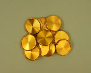 Gold Metal Planner Expander Discs- 3.7cm