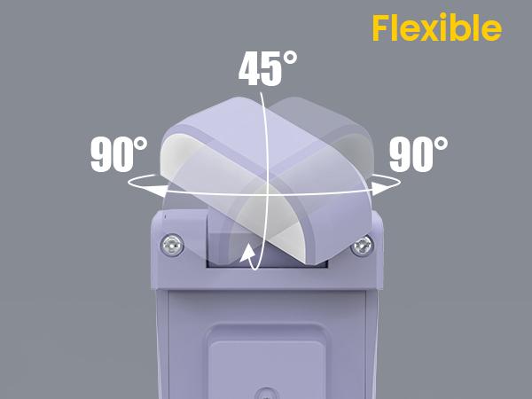 Glocusent USB Rechargeable Book Light for Reading in Bed, Portable Clip-on LED Reading Light, 3 Amber Colors & 5 Brightness Dimmable, Compact & Long Lasting, Perfect for Book Lovers, Kids