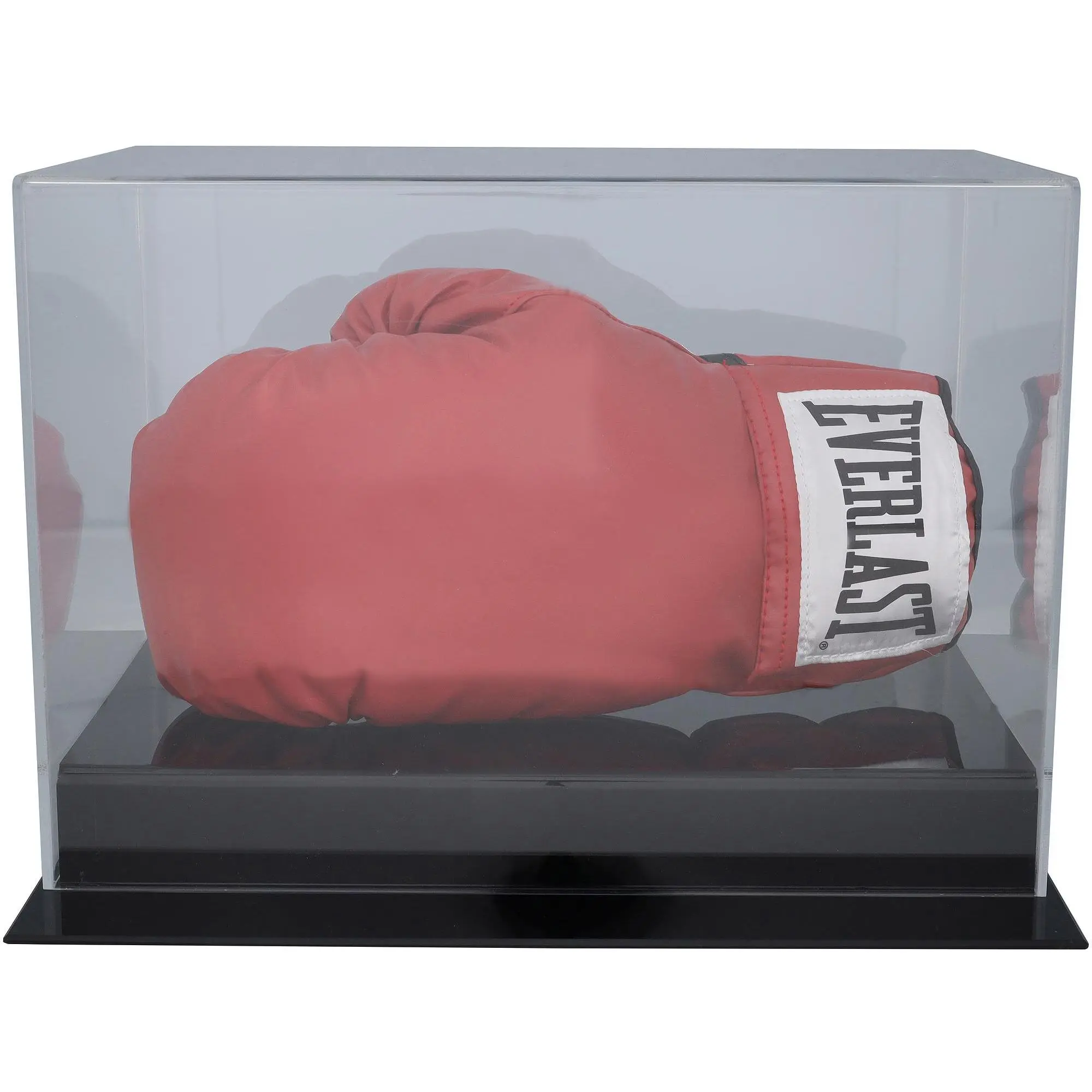 Single Boxing Glove Black Acrylic Horizontal Display Case - UV Protected - Fanatics Authentic Certified