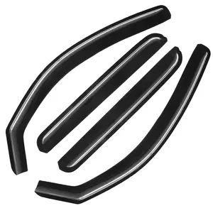 For 2005-2015 Toyota Tacoma Double Cab In-Channel Window Visors Wind Deflectors Sun Rain Guards Vent