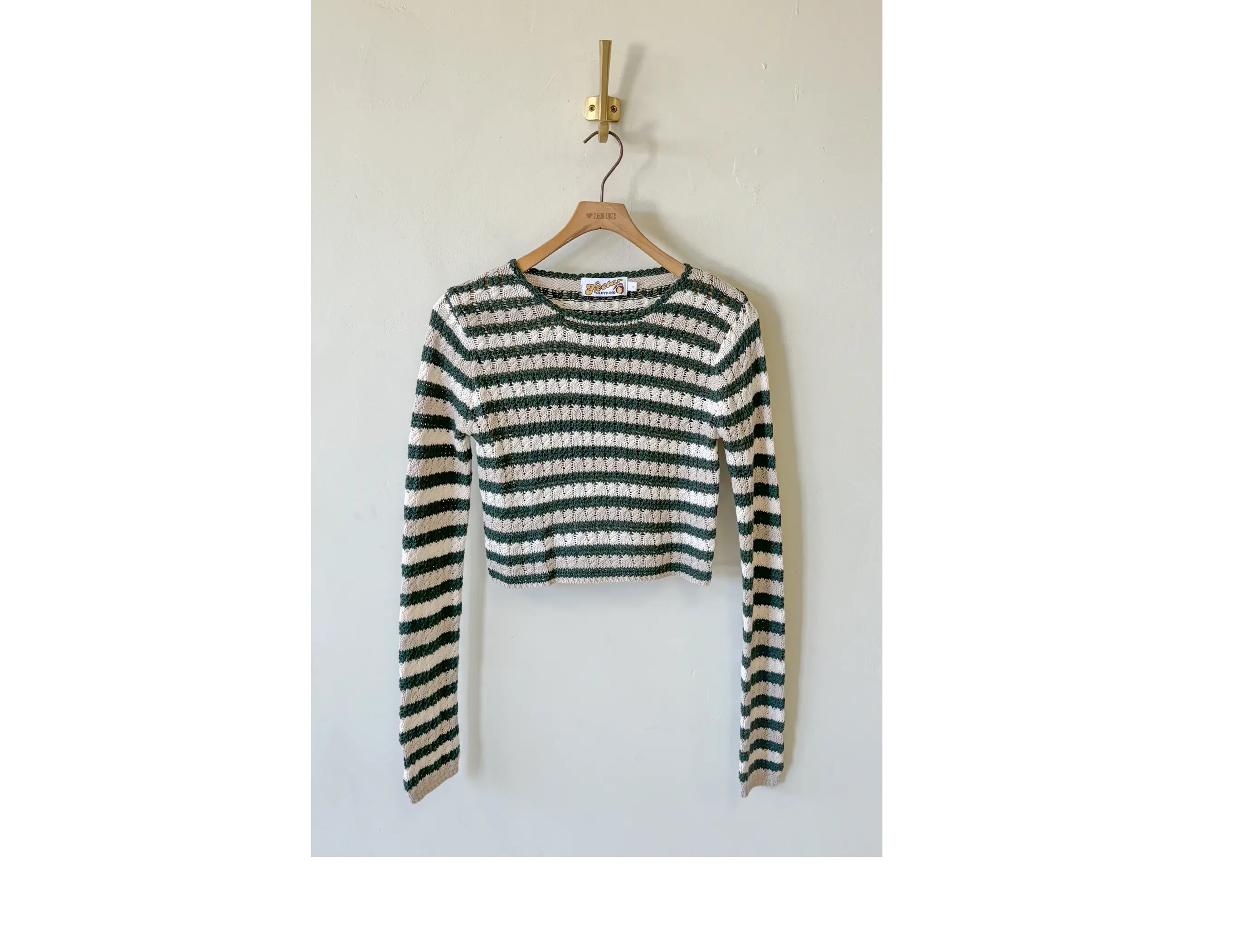 Striped Crochet Sweater