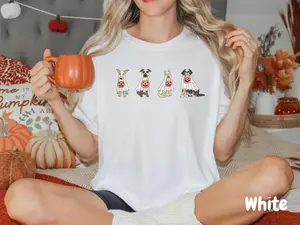 Halloween Dog Shirt, Unisex Heavy Cotton Tee, Dog Lovers Shirt, Halloween Gift, Dog Lover Gift, Spooky Season Shirt