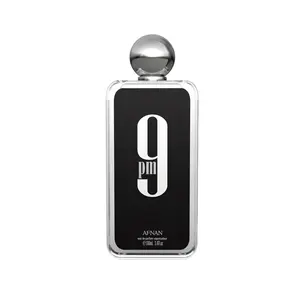Afnan 9PM Black Eau de Parfum for Men, 100ml, Rich Aromatic Spicy Fragrance
