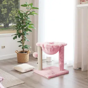 Allewie 14 Inches Cat Scratching Post - Single Cat Ring with Double Ears -Dark Blue/Beige/Pink/Grey,#TikTokShopBlackFriday #Christmas Gifts