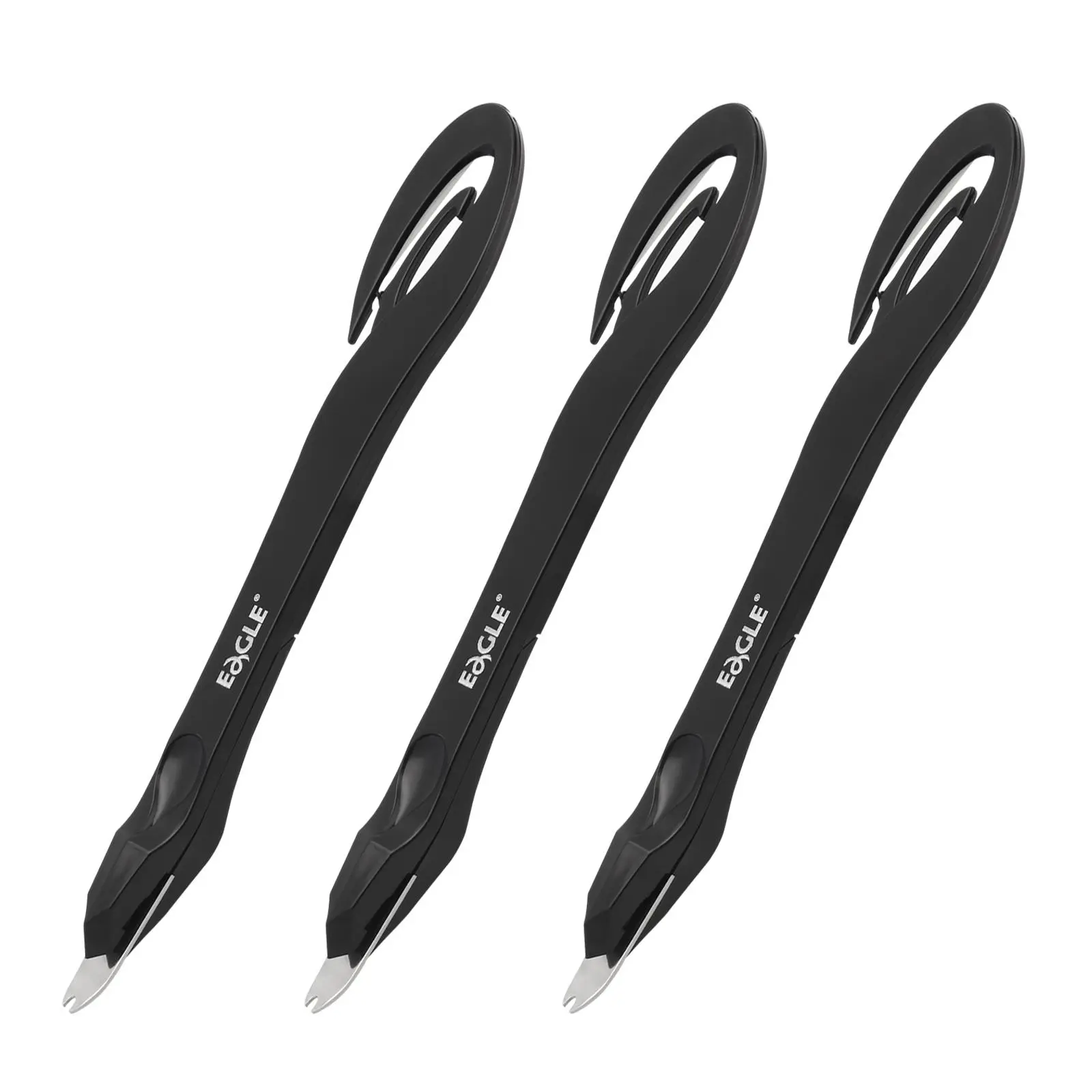 3/6 Piece Envelope Opener Set, 2-In-1 Stapler, Lightweight Mail Cutter, Safe Hidden Sharp Edge, Office Supplies, Envelope Opener