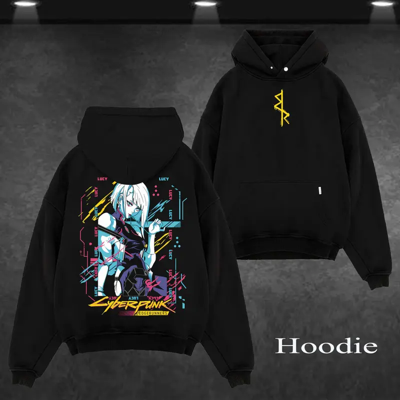 vaultroom×CYBERPUNK/ LUCY HOODIE/ L/ BLK LUCY HOODIE / BLACK – VAULTROOM