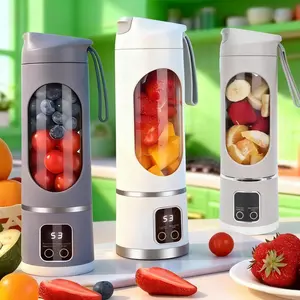 Ultimate on-the-go blender! USB rechargeable, compact & leak-proof. Ideal for travel, back to school & gym. Makes smoothies, shakes & baby food in seconds—mini cup juicer for veggies & fruits!