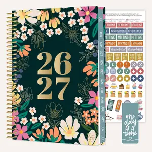 2026-27 Soft Cover Planner, 5.5" x 8.25" | Blooming Wildly