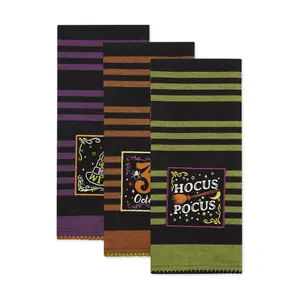 Design Imports Set of 3 Witchful Thinking Kitchen Towels