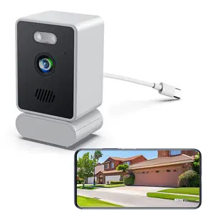 3MP 2K Window Security Camera, Indoor/Outdoor WiFi Cam with Color Night Vision & Motion Detection