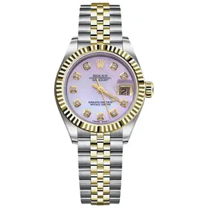 Rolex Lady-Datejust 26 69173 Automatic Two-Tone Aftermarket Pink Mother of Pearl Dial Ladies Watch WHP042162/WHP041123