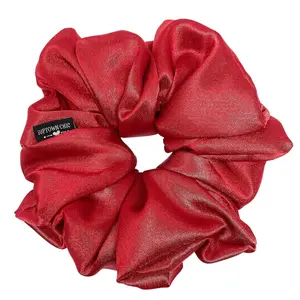 iUptown Chic Satin Chic Scrunchie XL - Red
