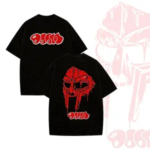 Men'S MF DOOM Mask Graphic Short Sleeve Tshirt Men Hip Hop Rapper Tee Flash Sale 24H Limited Time OFF