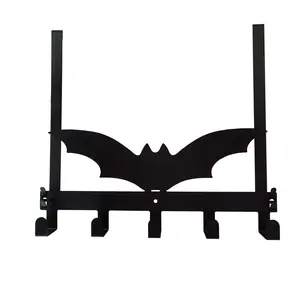 Punchless door rear rack wall hanging hanger bathroom Punchless door back hanging rack bedroom clothes storage Door Hanging Organizer