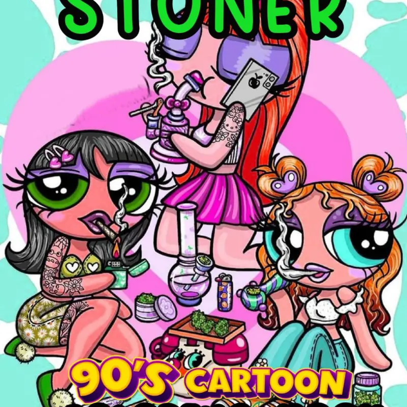 Stoner Coloring Book: Unique Trippy Psychedelic Colouring Pages for Adults Paperback