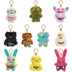 Fuggler Funny Ugly Monster Keyring, Version with pants, Funny Keychain Old Tooth Hot Gift