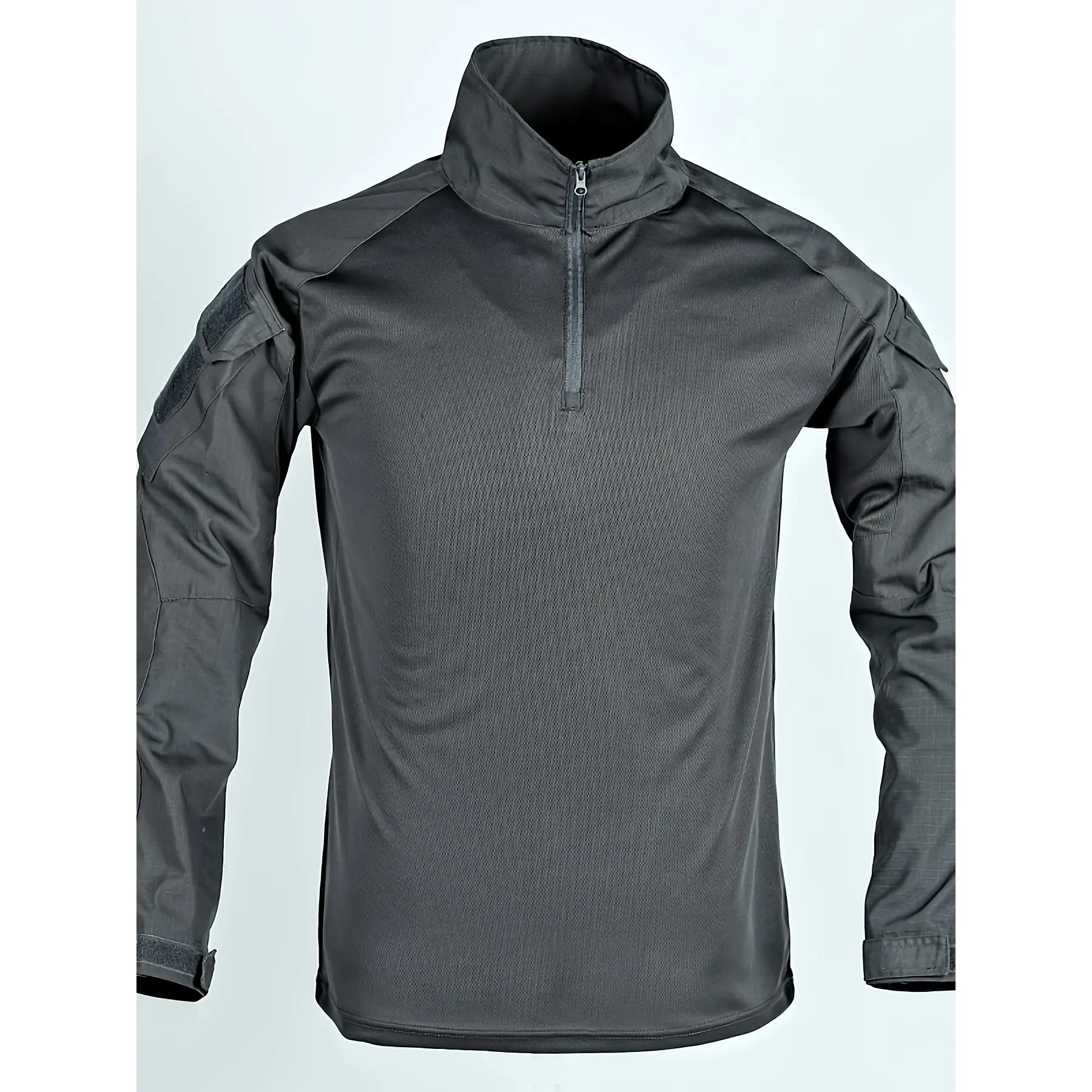 Male Regular Fit Long Sleeve Camo Combat Shirt - Breathable 4-Season Tactical Top with Pockets for Hiking, Workwear (Menswear Workwear & Uniforms), Universal, Four Season
