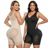 SHAPERX 2 PCS Sculpting Tummy Control Fajas Colombianas for Women Moldeadoras Shapewear with V-shape Elastic Band Fit Womenswear