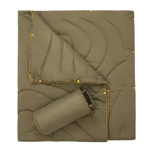 Outdoor Camping Blanket, Lightweight Puffy Blanket, Camping Quilt For Cold Weather, Adventure, Sleeping, Backpacking