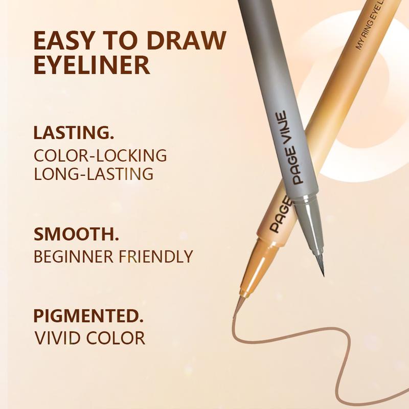 A colorful, matte liquid eyeliner with a quick-drying, smudge-proof, and waterproof formula, featuring a precise brush tip, perfect for beginners and creating intricate eyeliner designs.