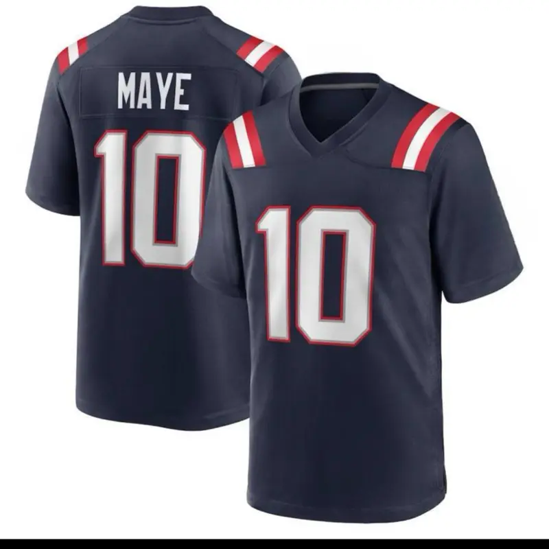 Full Print Logo Drake Maye #10 Navy Jersey Shirt, America Football Jersey,  Sport Clothing, Football Uniform, Jersey For Football Fans, Gift for him -  TikTok Shop