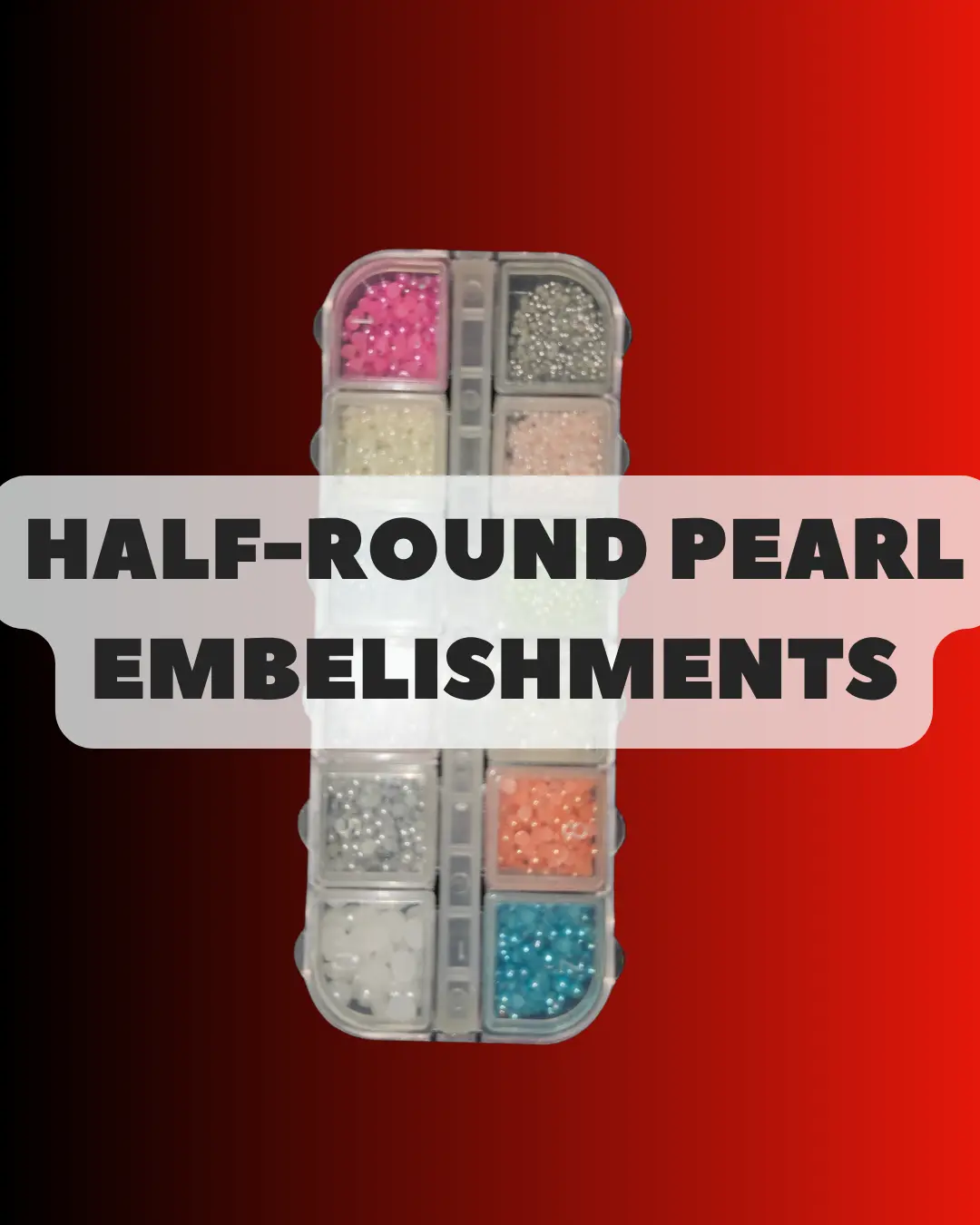 Flatback Half Pearls