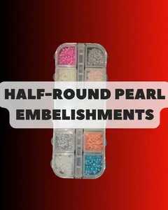 Flatback Half Pearls