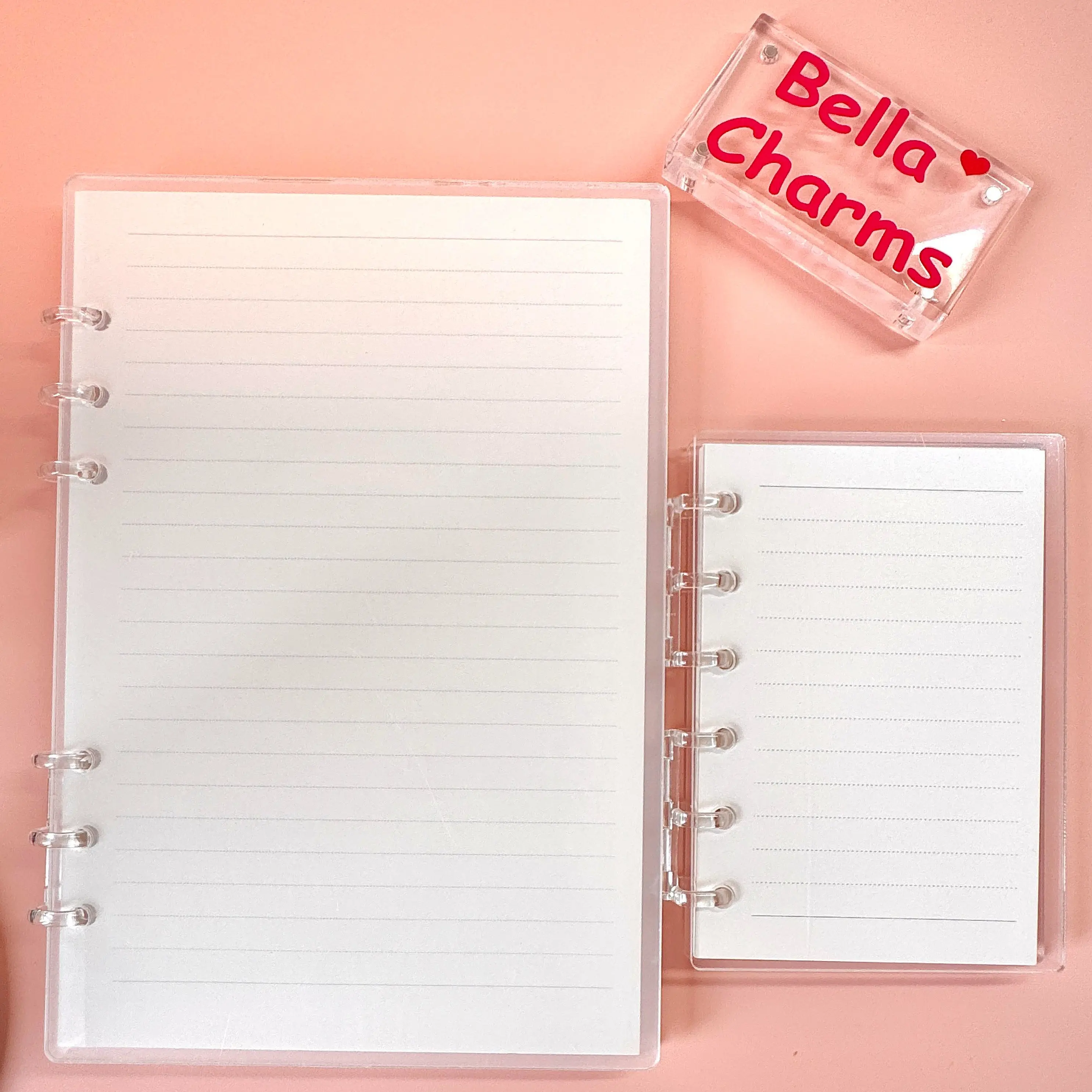 Transparent Acrylic Notebook DIY Notebook A7A5