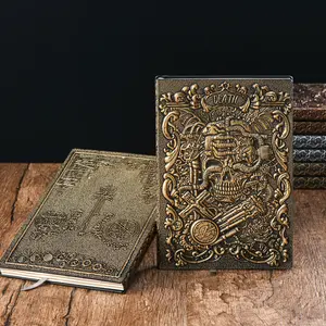 Death Notes, Exquisite Game Notebook, European Retro Tarot Hardcover Embossed Diary