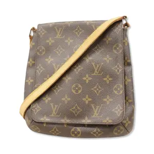 Pre-owned Louis Vuitton Monogram Canvas Crossbody Bags Musette Salsa Crossbody Bag LV1706