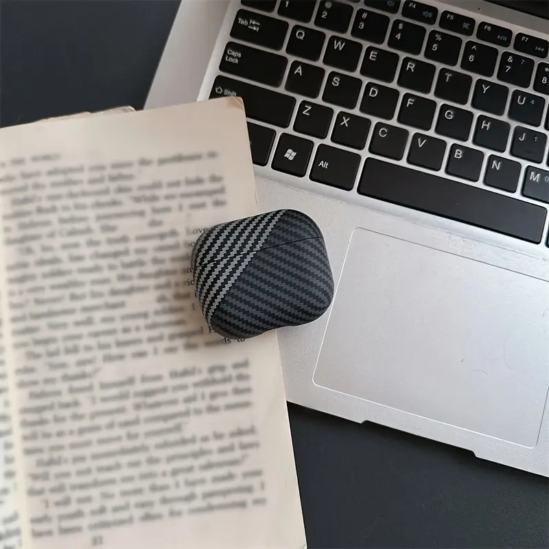 Carbon Fiber Color Striped Suitable for Airpods Pro Headphone Case Airpods4/3 Third Generation Apple Headphone Shell AirPods1/2 No Cover Pro2 Second Generation Headphone Box Headphone Accessories Protection