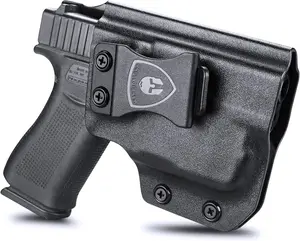 Dealsforyoudays WARRIORLAND IWB Kydex Holster, Compatible with (No Railed/NO MOS Version) Glock 43 /43X / 48 with TLR-6 / TLR-6 HL/TLR-6 HL G Light, Adj. Cant & Retention, Right /Left Hand unisex holster