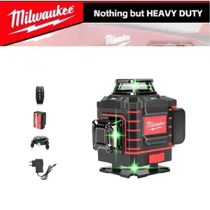 Milwaukee 360° Green Laser Level Kit | Perfect for Tiling, Framing & Construction Layout