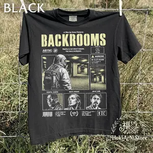 Backrooms Movie Shirt, Kane Parsons A24 Horror Tee, Vintage 90s Bootleg Style, Async Research Institute, Creepypasta Liminal Space Tshirt