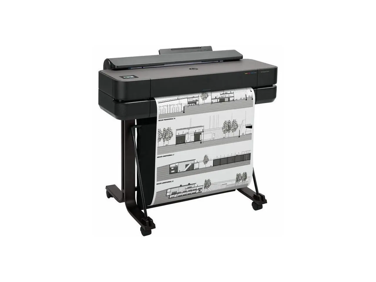 HP Designjet T650 A0 Inkjet Large Format Printer - 24" Print Width - Color - 25 Second Color Speed - 2400 x 1200 dpi - 1 GB - USB - Ethernet - Wireless LAN - Wi-Fi Direct  55HB08T#B1K