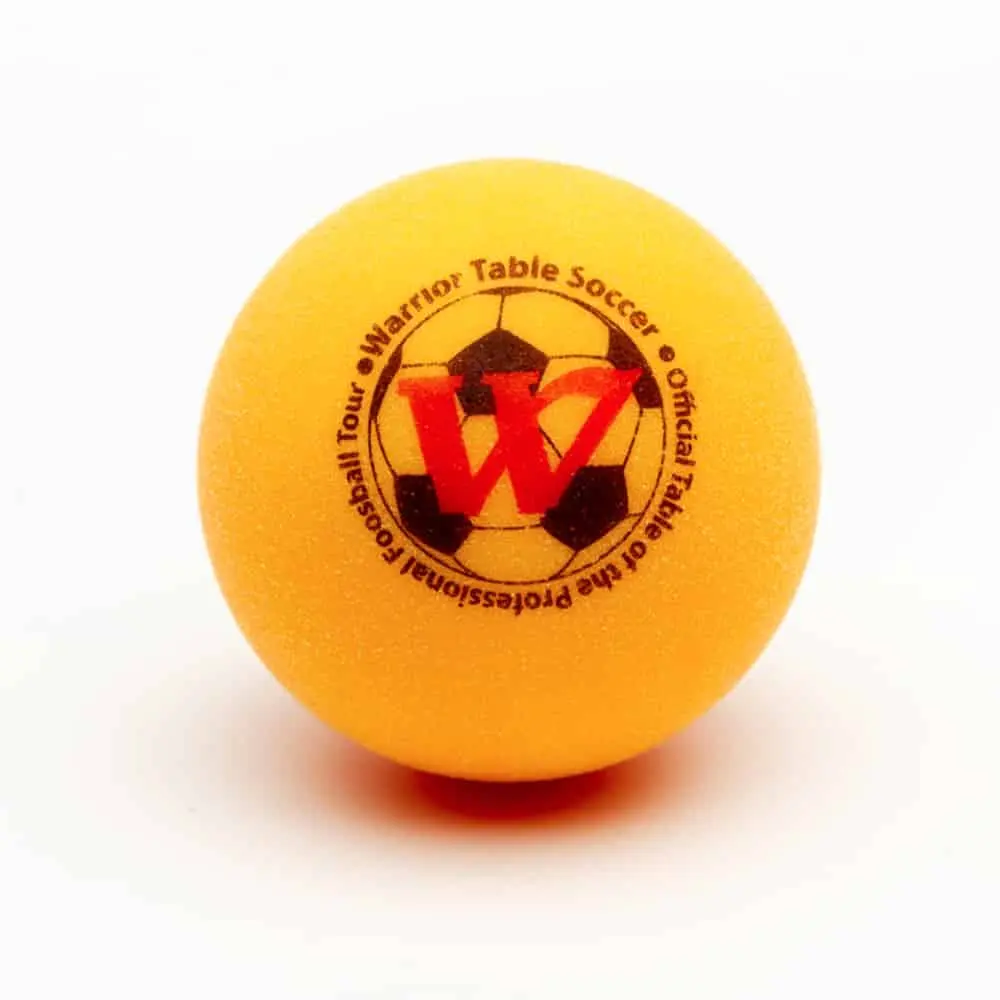Warrior Foosballs 4 ct - Yellow