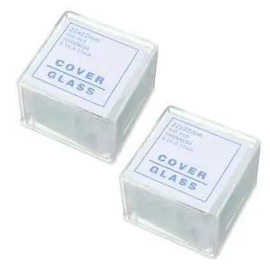 200pcs Transparent Slides Coverslips Coverslides 22x22mm For Microscope