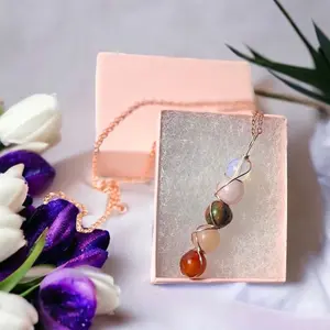 Wire Wrapped Fertility Pendant Necklace