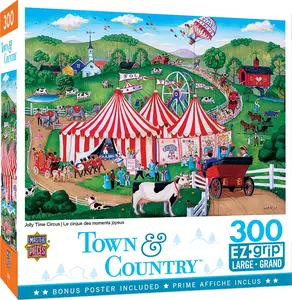 Jolly Time Circus 300 Piece Large EZ Grip Jigsaw Puzzle