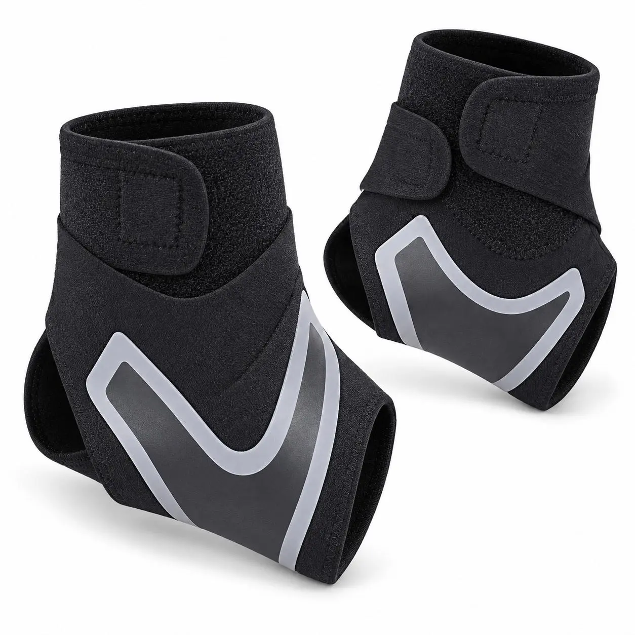 Neoprene Ankle Compression Sleeves for Men and Women, Elastic Ankle Support for Sports, Size S, 1 Pair