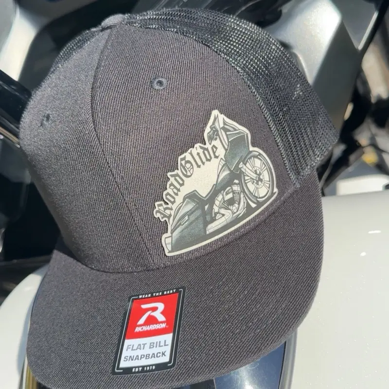 Road Glide Custom Patch Hat - Adjustable Snap-Back Style - Classic 112 to Flat Bill Flex Fit - Available in Multiple Colors & Designs - Unisex Baseball Cap Road Glide Custom Patch Hat - Adjustable Snap-Back Style - Classic 112 to Flat Bill Flex Fit - Available in Multiple Colors & Designs - Unisex Baseball Cap