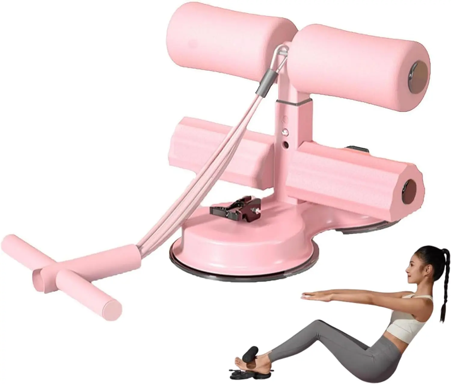 Ab Training Auxiliary Device, 1 Count Home FitnessEquipment, Abdominal Muscle Training portable exercise Equipment,for Use Only on Smooth Flat, Seamless Tile, WoodMarble Floors,Abdominal Muscle Trainer, AbdominalExercise Equipment Ab Shaper