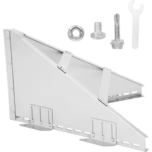 Snow Guards for Roof,Snow Splitter&Diverters Guards for Metal Roofs,Snow Removal,Forprotection Stack Pipes and Chimneys Roof,Adjustable Angle and Easy to Install()