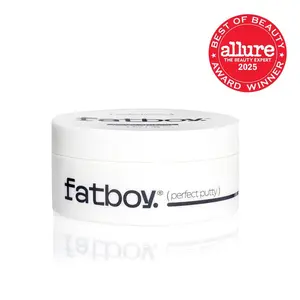 Fatboy Hair Perfect Putty + Sea Salt Pomade, Medium Lightweight Hold for Volume & Texturizing Hair, Beach Wave Matte Finish, All Hair Types, 2.6 Oz