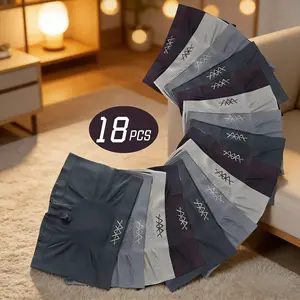 Men's Solid Color Boxer Briefs – Soft & Comfortable, Perfect Gift Box Set for Boyfriend, Available in 6/12/18 Packs | Premium Breathable, Moisture-Wicking & Stretchy Fabric,The size runs small, so we recommend ordering one size up.