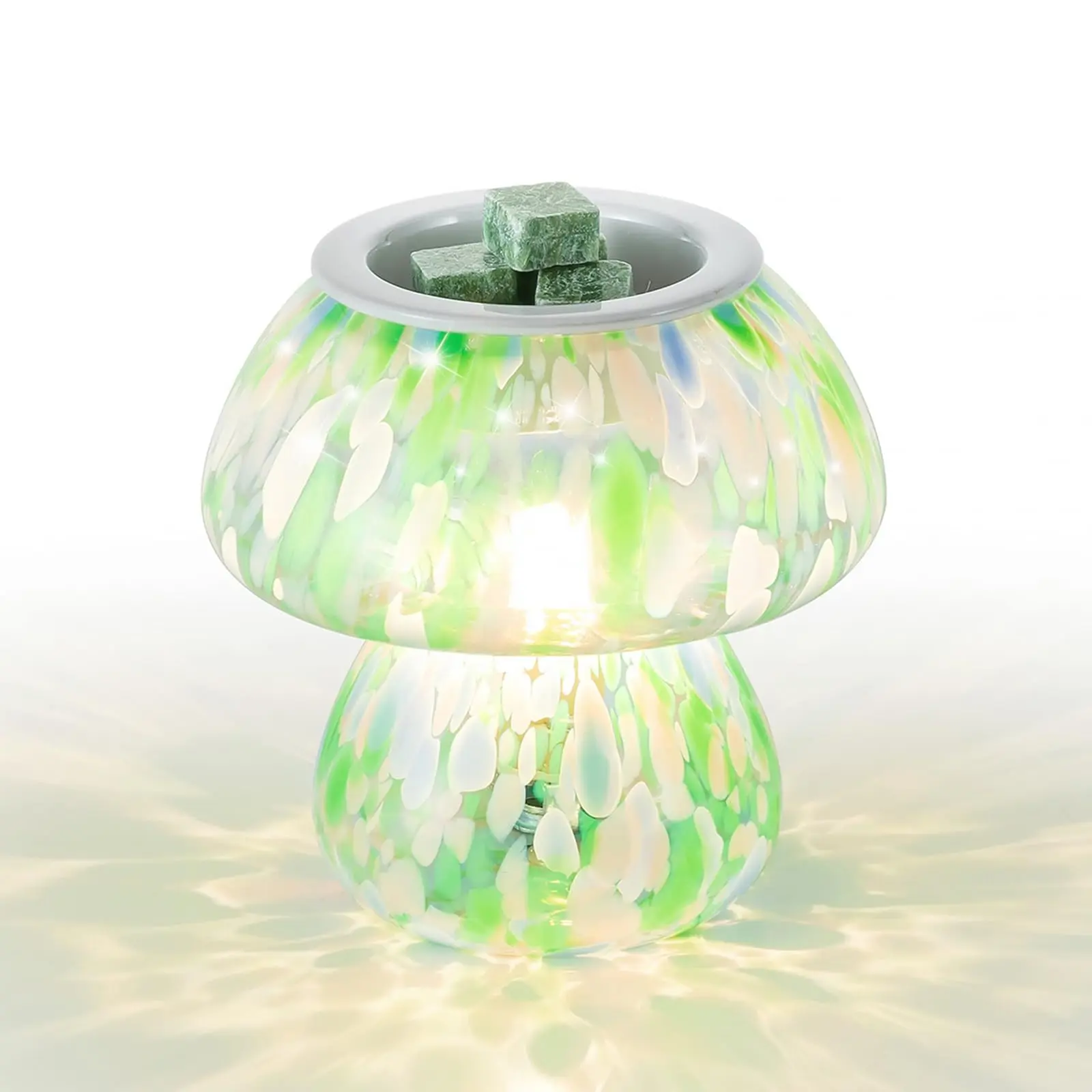 Mushroom Wax Melt Warmer - Cottage Core Cute Scent Diffuser, Fragrance Candle Lamp, Spring Home Decor, Gift for Women (Mothers Day, Birthday)